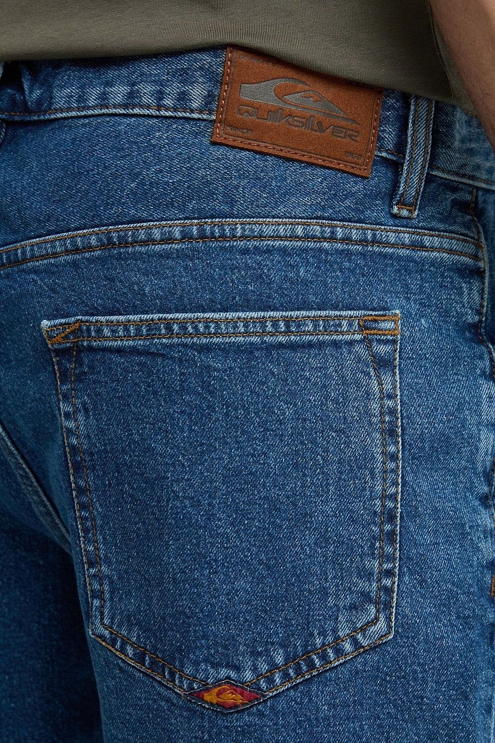 Shorts Quiksilver Regular Denim - BLCW/Stone Indigo - men´s