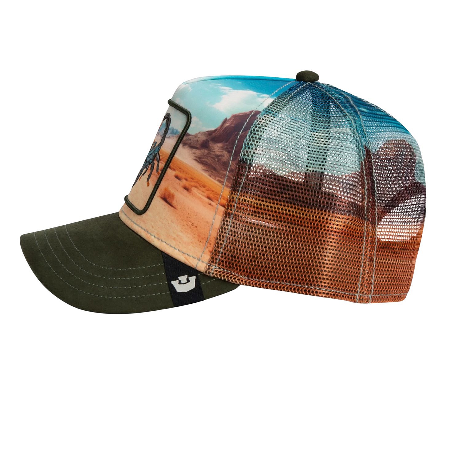 czapka z daszkiem Goorin Bros. Scorpion In The Element Trucker - Palm