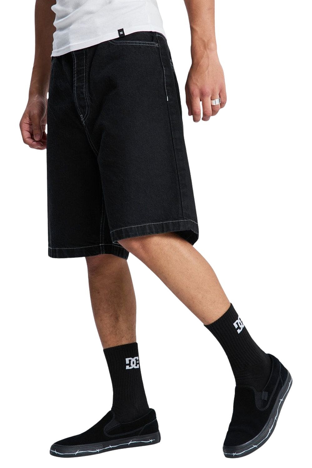 spodenki DC Baggy Denim - KVJW/Black Tint - men´s