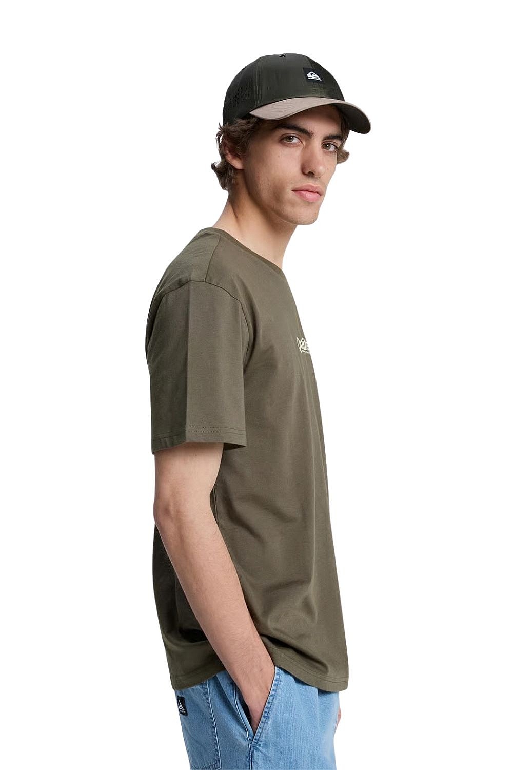 koszulka Quiksilver Fineline - CRE0/Grape Leaf - men´s