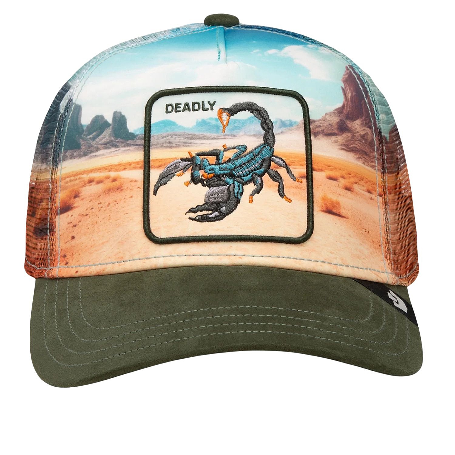 czapka z daszkiem Goorin Bros. Scorpion In The Element Trucker - Palm