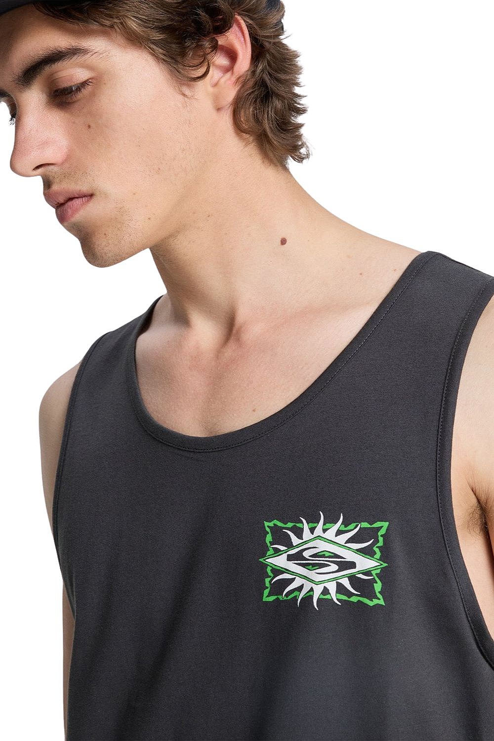 podkoszulek Quiksilver Ev Starfish Stamp - KTA0/Tarmac - men´s