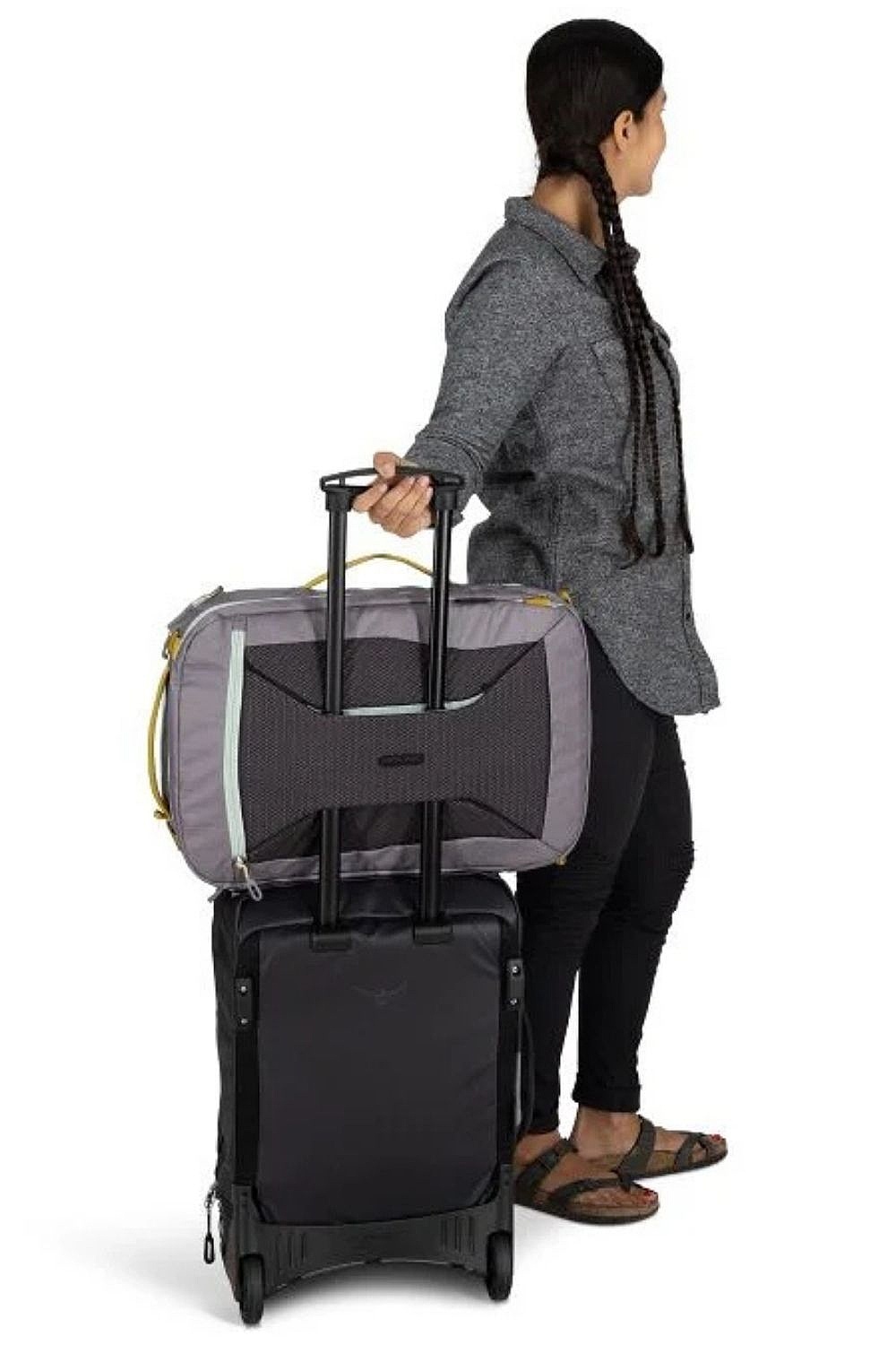 batoh Osprey Transporter Travel Pack 36 - Raven Black