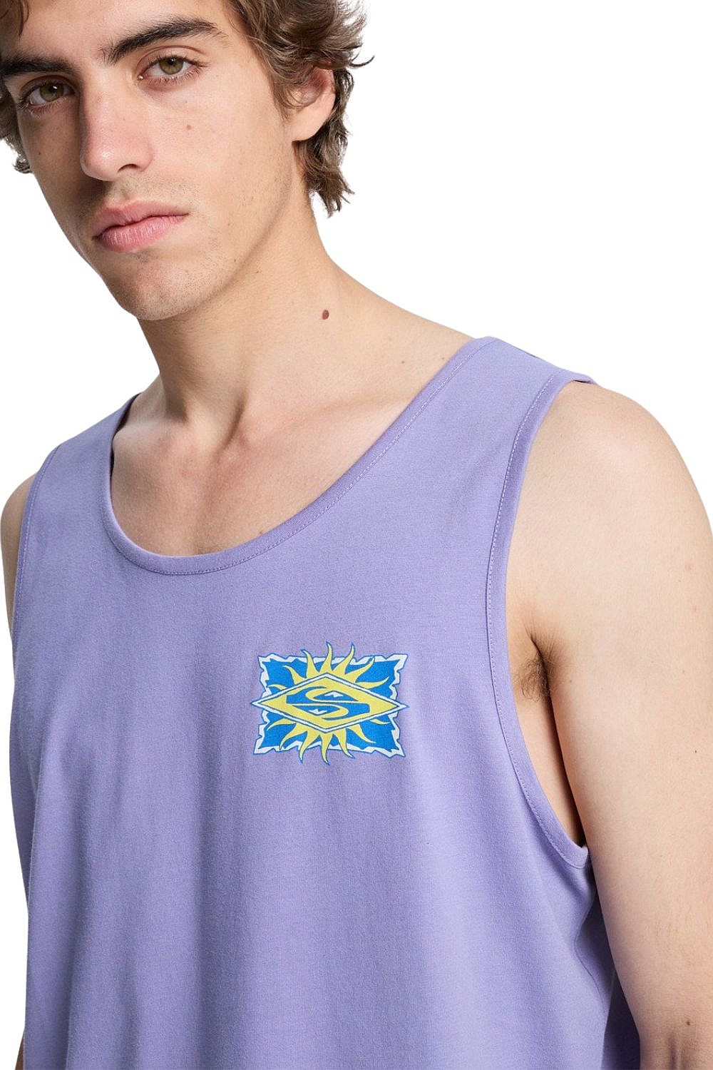 podkoszulek Quiksilver Ev Starfish Stamp - PKS0/Daybreak - men´s