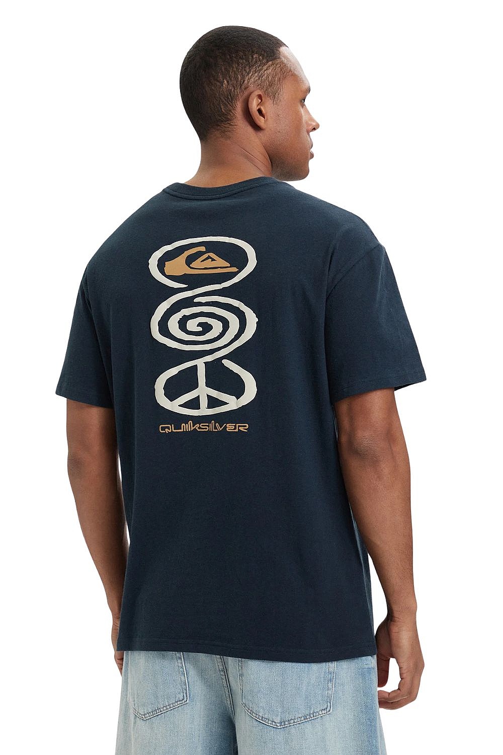 koszulka Quiksilver Harmony Spiral - KTP0/Dark Navy - men´s