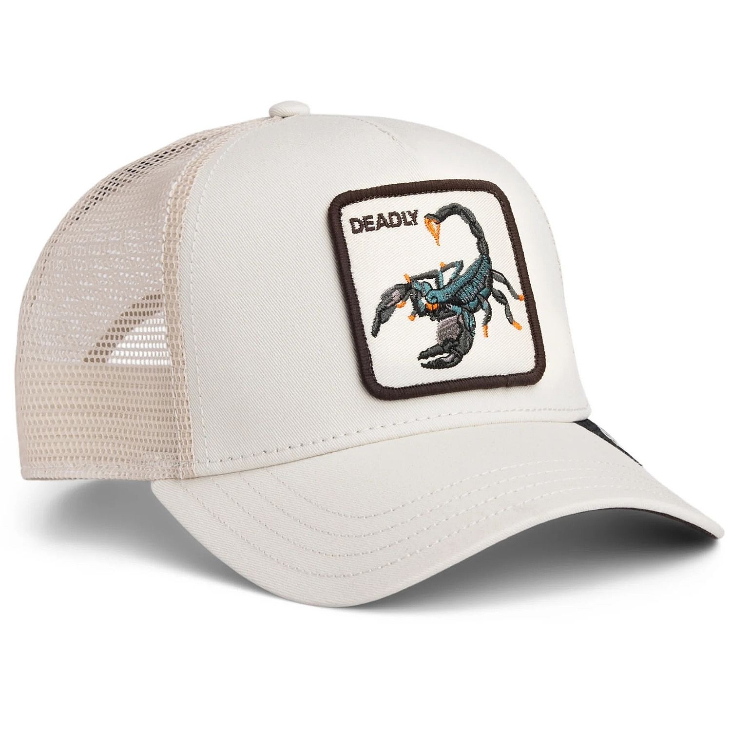 czapka z daszkiem Goorin Bros. Deadly Scorpion Trucker - Chalk
