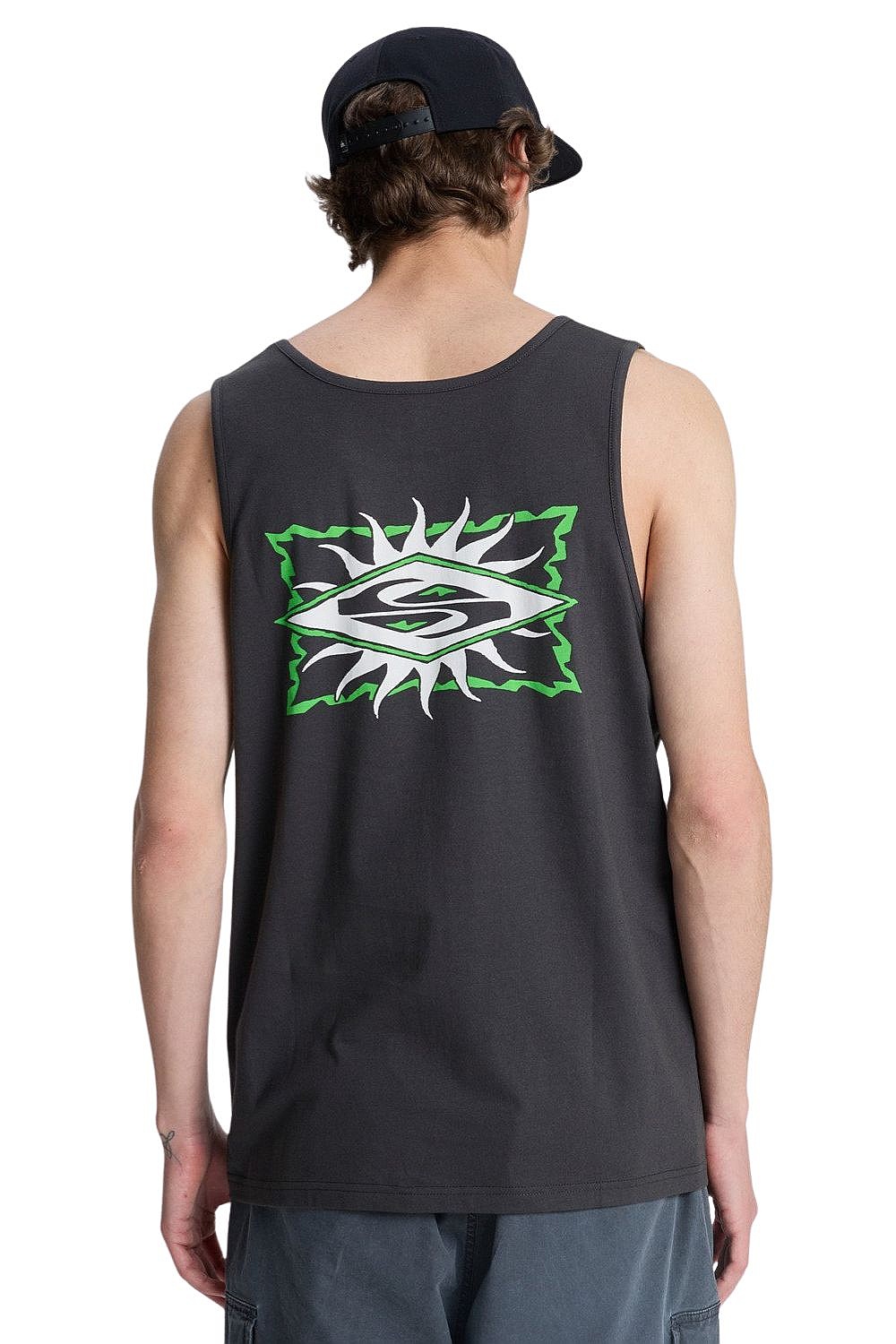 podkoszulek Quiksilver Ev Starfish Stamp - KTA0/Tarmac - men´s