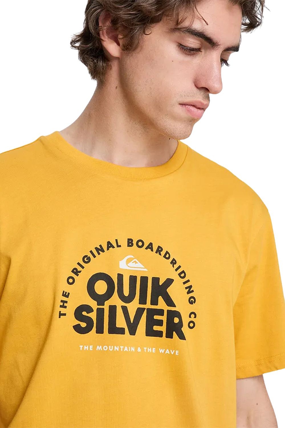tričko Quiksilver Fundamental Ride - YKM0/Mineral Yellow