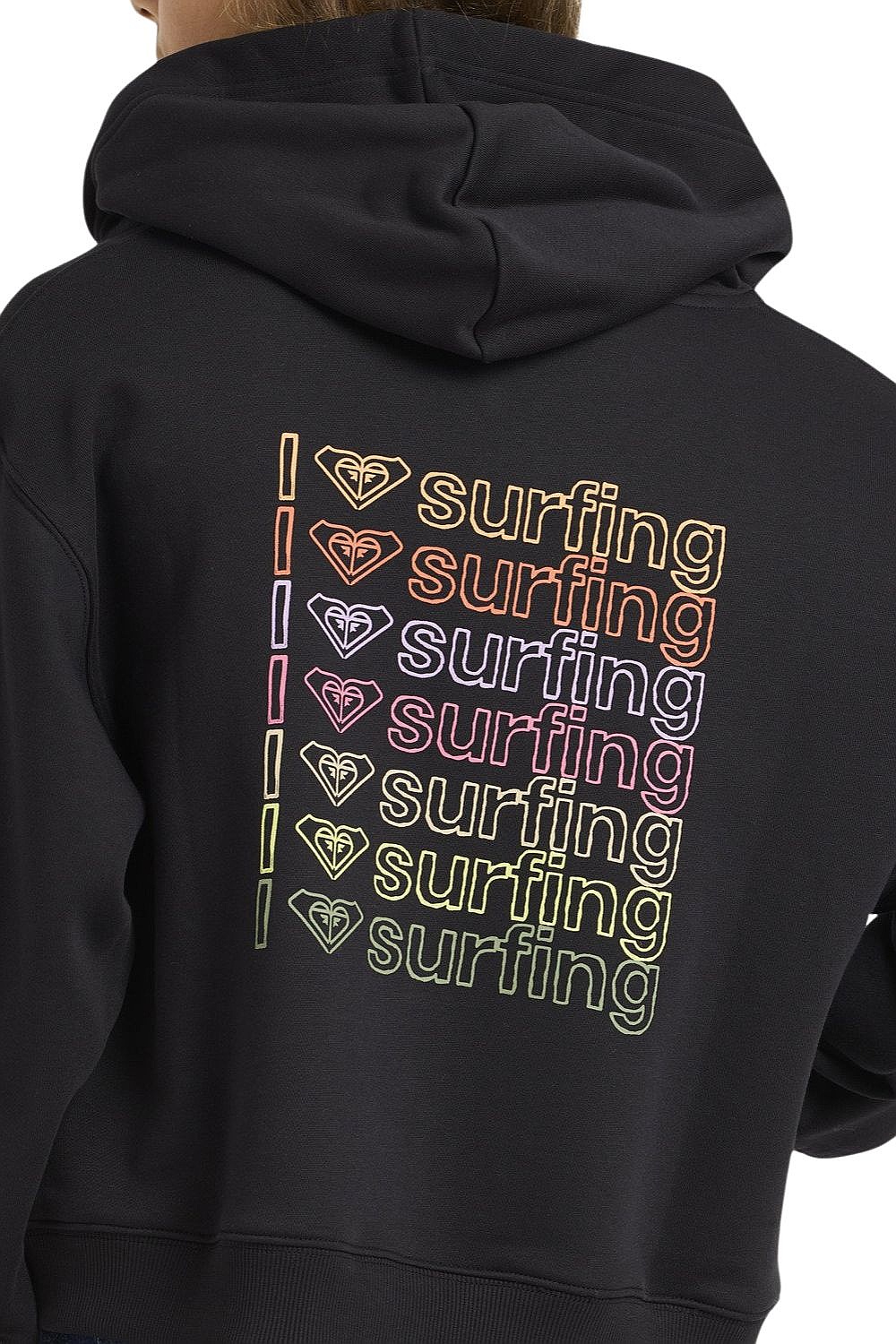 mikina Roxy Midnight Hike Bruhsed Rg Zip - KVJ0/Anthracite - girl´s