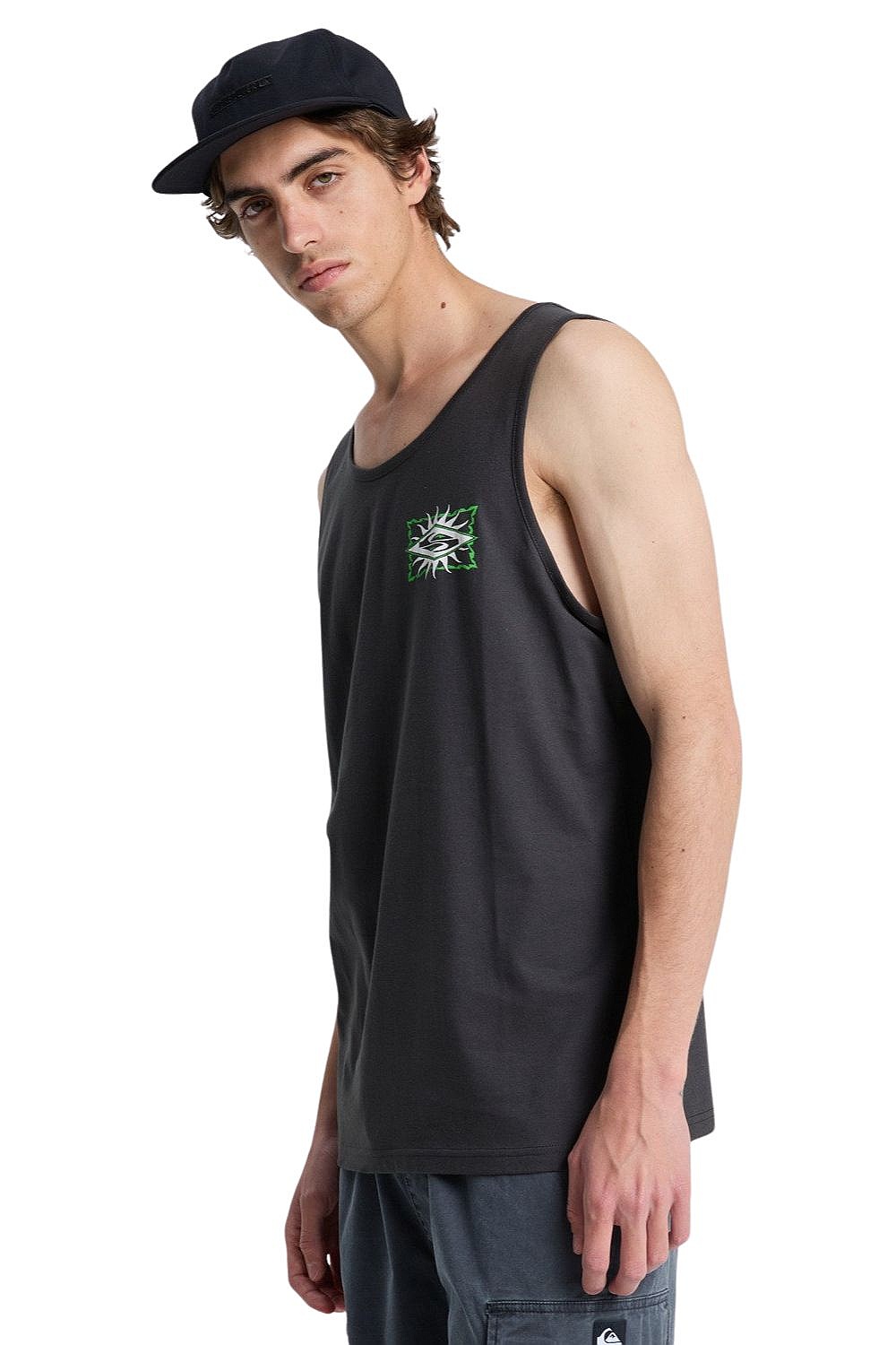 podkoszulek Quiksilver Ev Starfish Stamp - KTA0/Tarmac - men´s