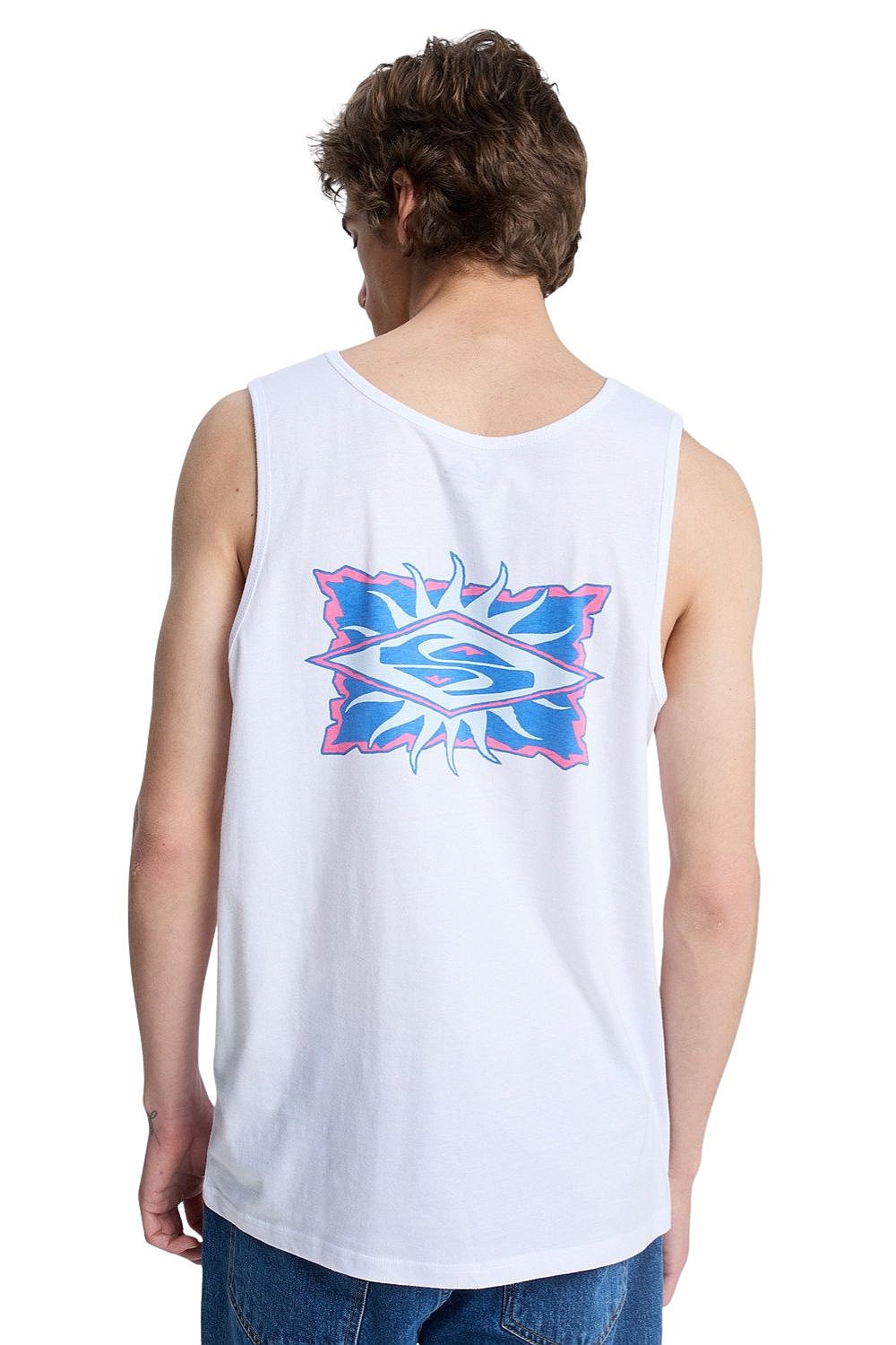 podkoszulek Quiksilver Ev Starfish Stamp - WBB0/White - men´s