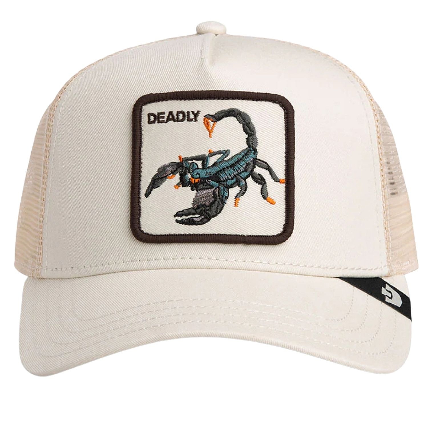 czapka z daszkiem Goorin Bros. Deadly Scorpion Trucker - Chalk
