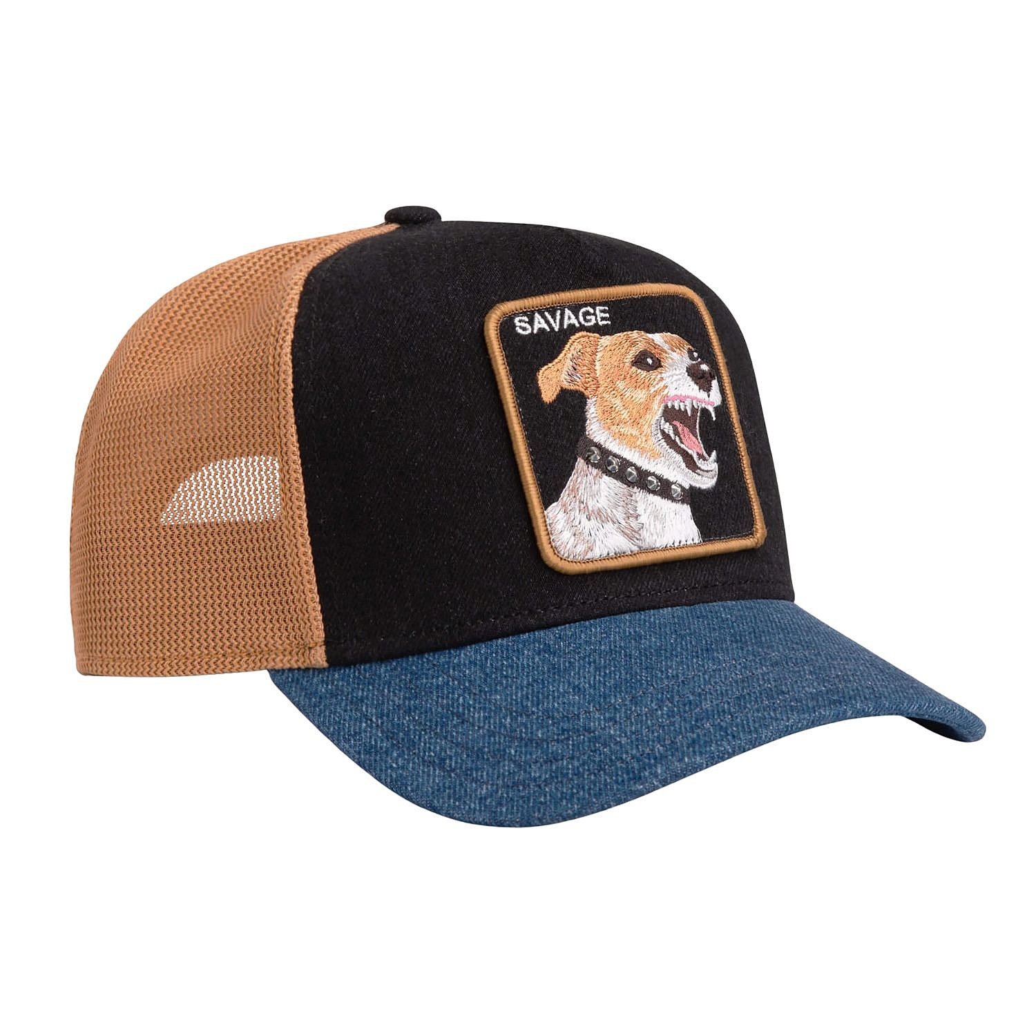 cap Goorin Bros. Savage Dawg Trucker - Black Denim