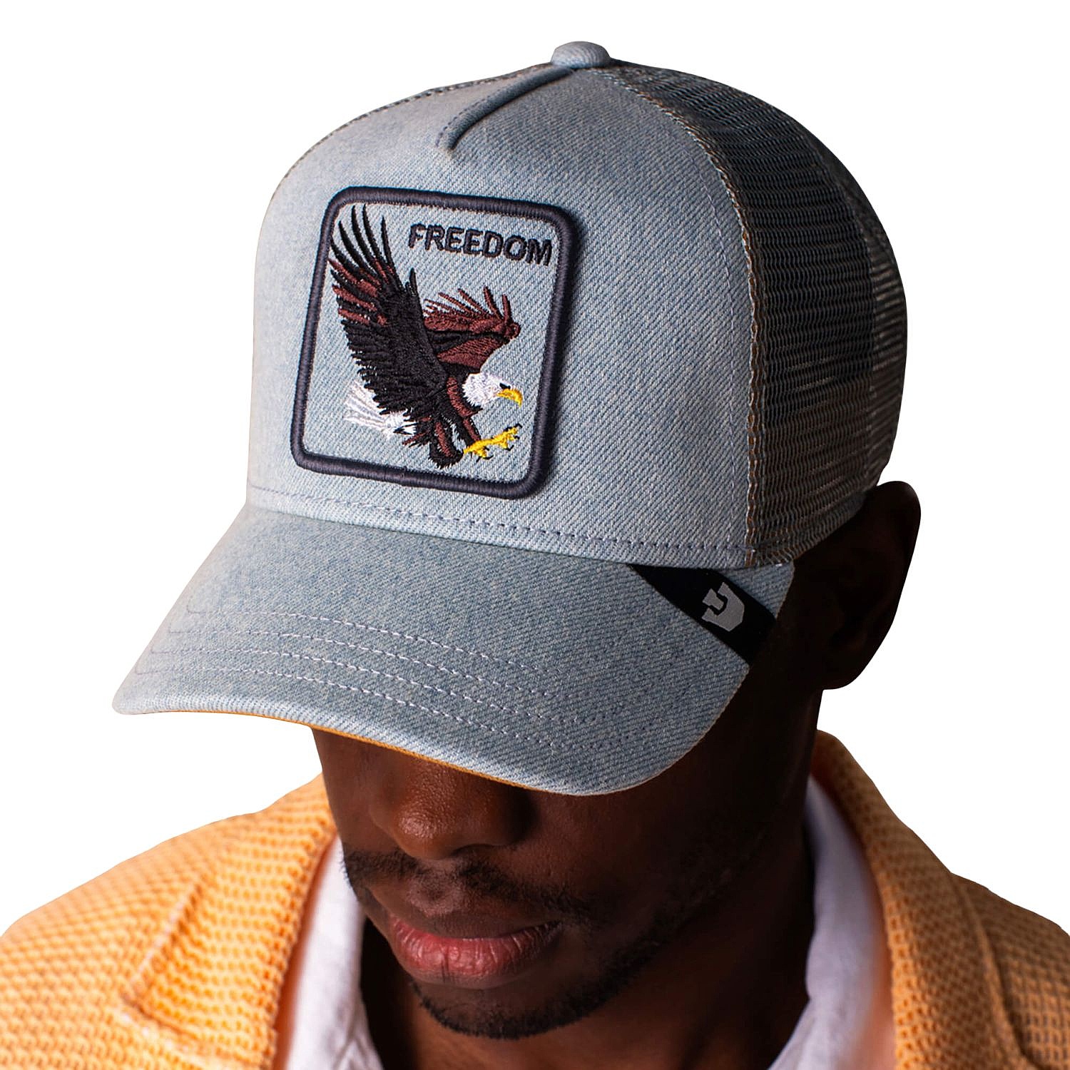 cap Goorin Bros. Denim Eagle Trucker - Light Denim