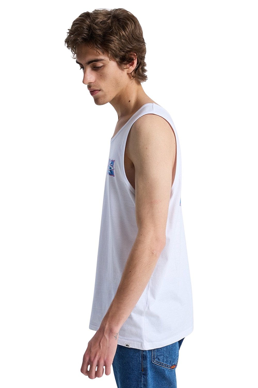 podkoszulek Quiksilver Ev Starfish Stamp - WBB0/White - men´s