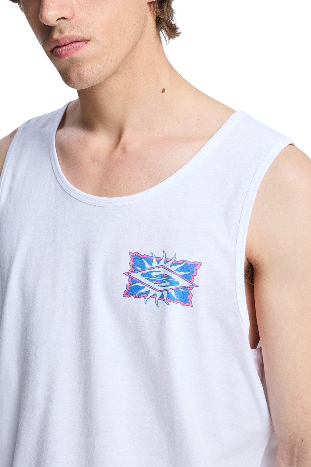 podkoszulek Quiksilver Ev Starfish Stamp - WBB0/White - men´s