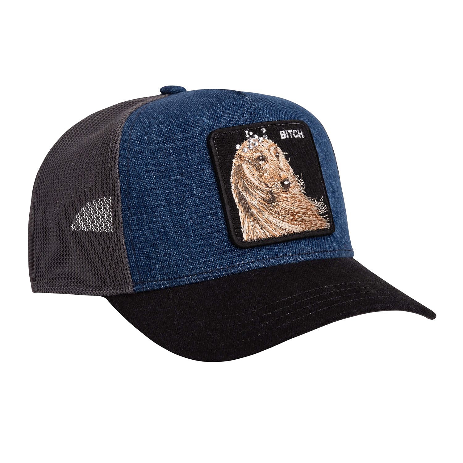 cap Goorin Bros. Hound Dawn Trucker - Blue Denim
