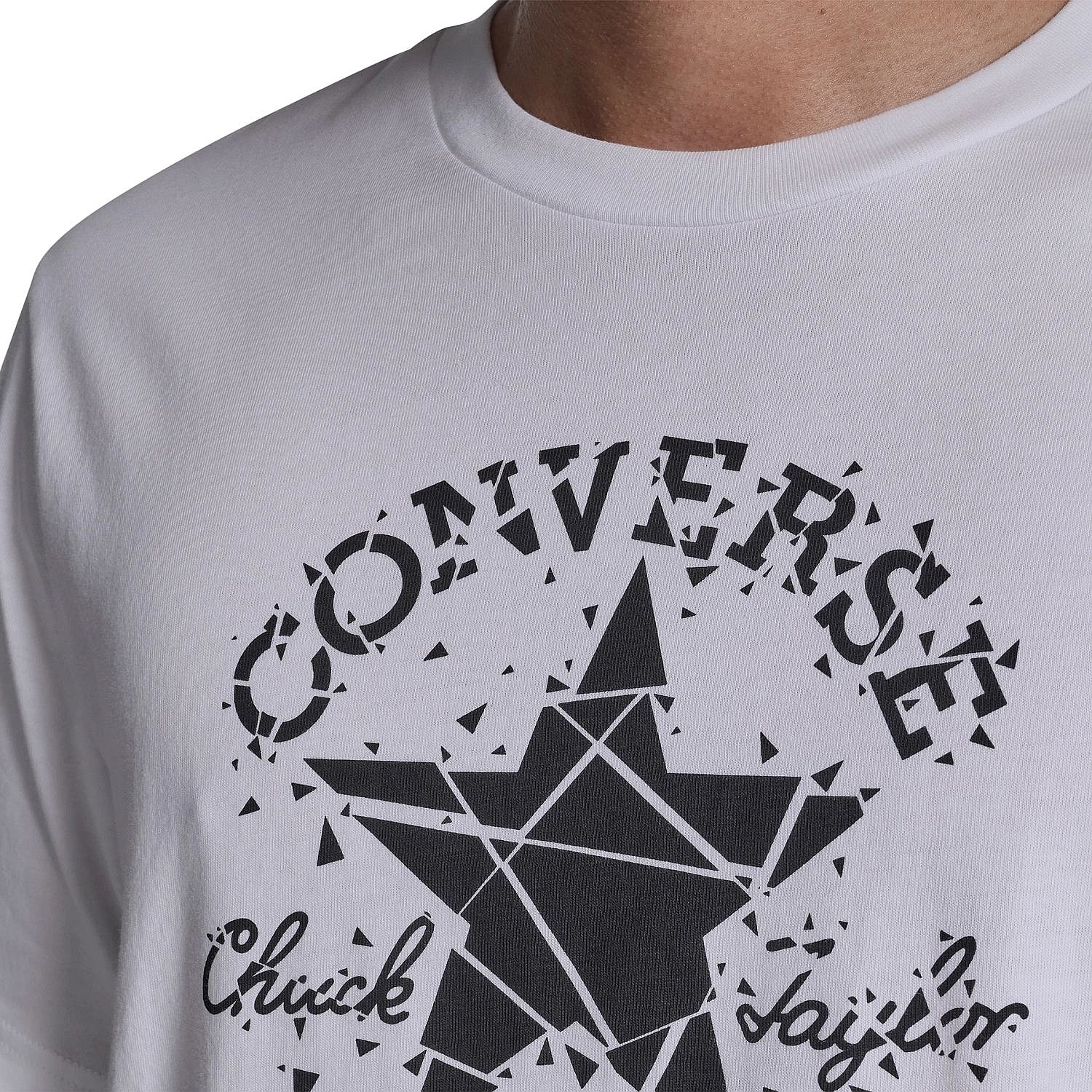 koszulka Converse Broken Glass/CVM6T087 - WHT/White - men´s