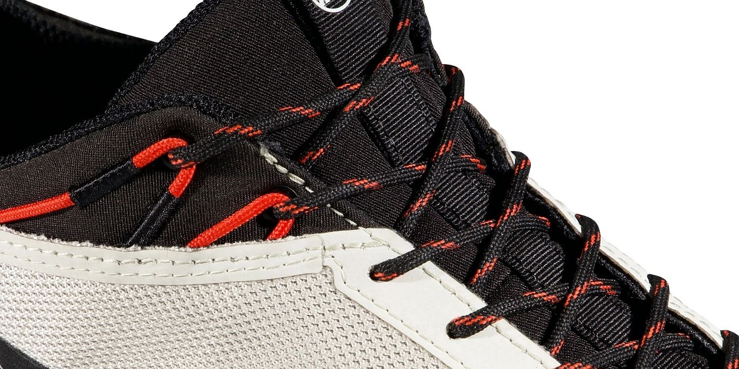 topánky Mammut Alnasca IV Low GTX - Moonbeam/Mammut Red - women´s