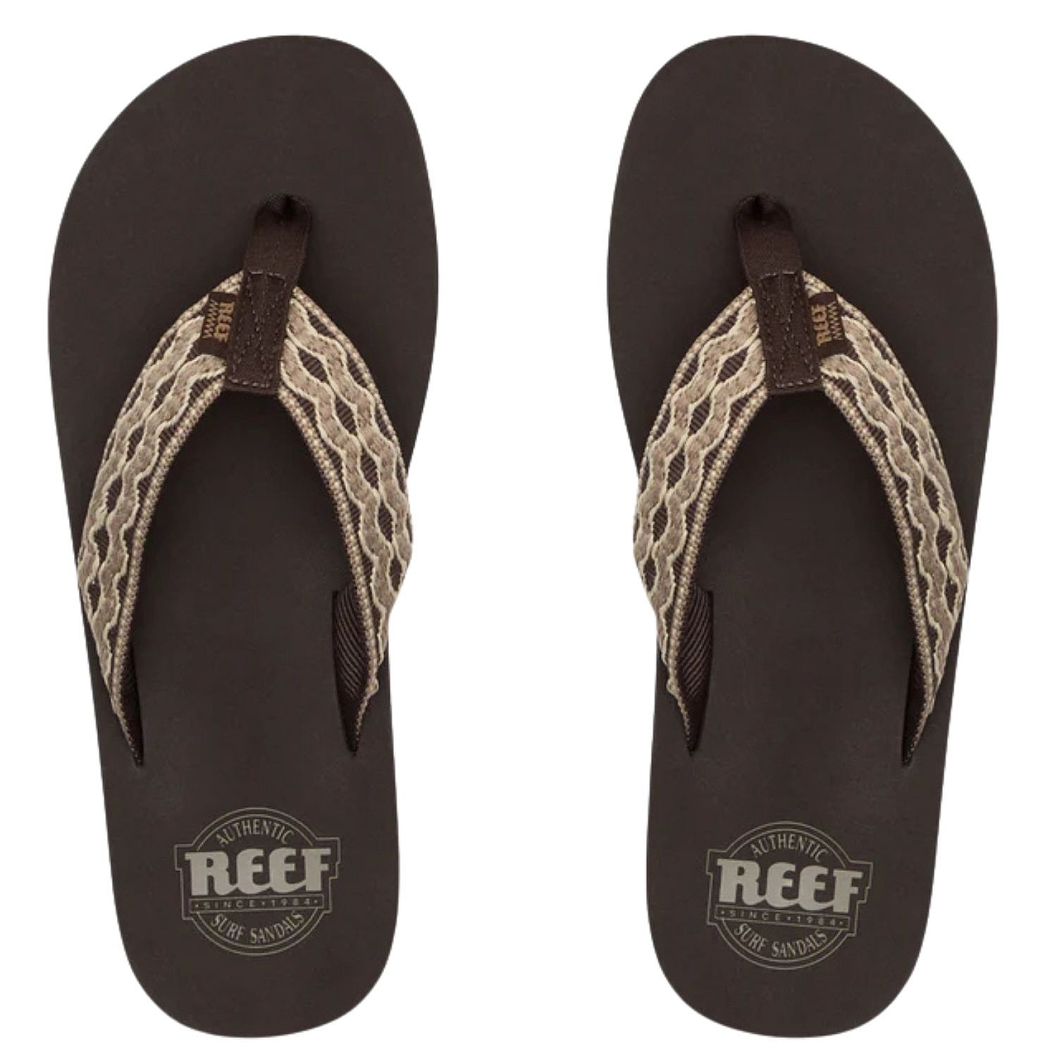 japonki  Reef Smoothy - Brown/Brown - men´s