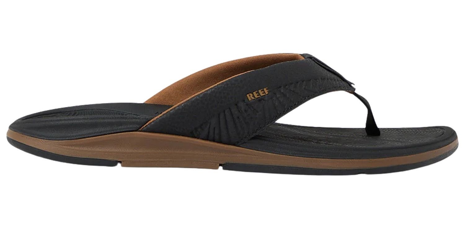 japonki  Reef Offshore - Black/Gum - men´s
