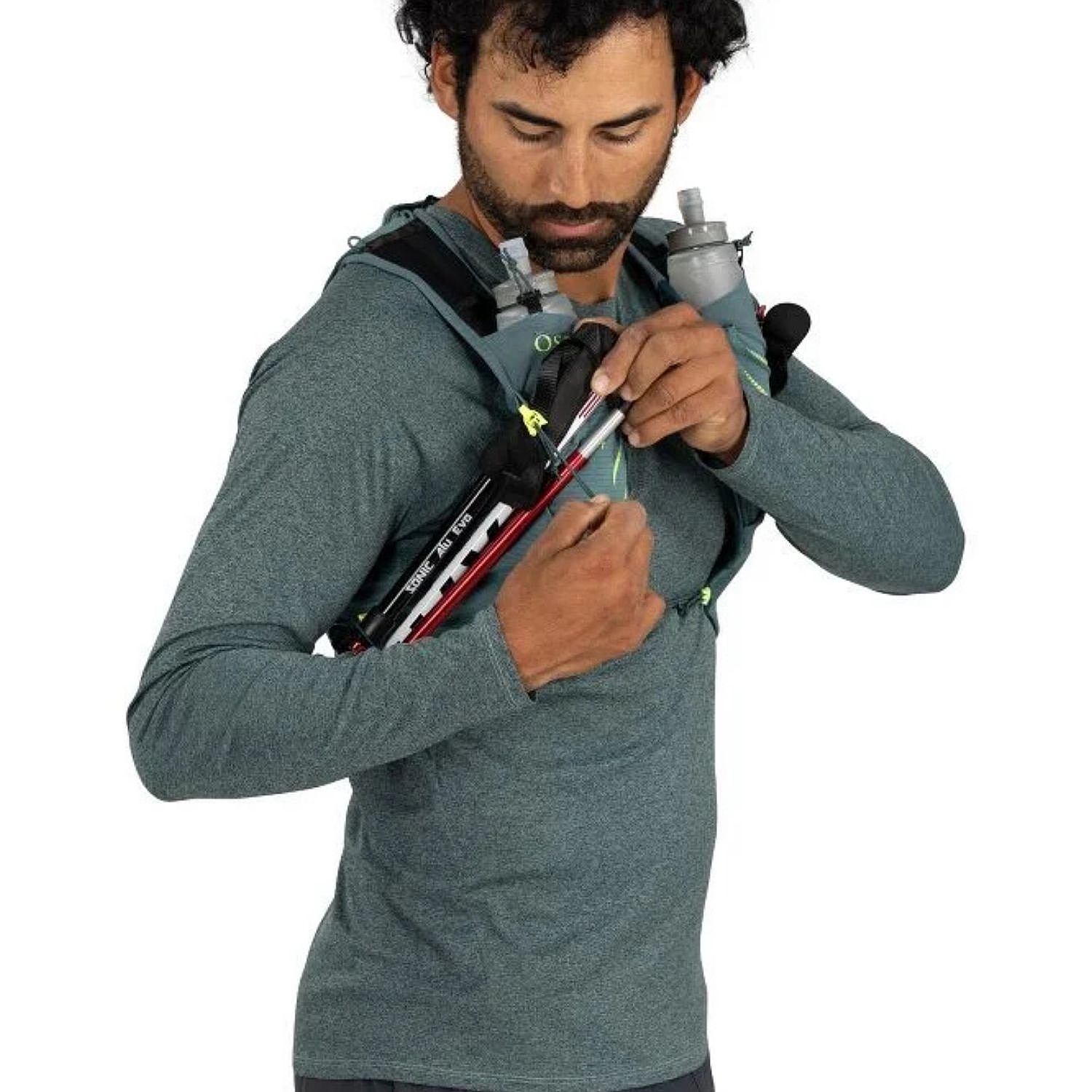 sac à dos Osprey Duro Pro 10 + Flasks - Cascade Blue - men´s