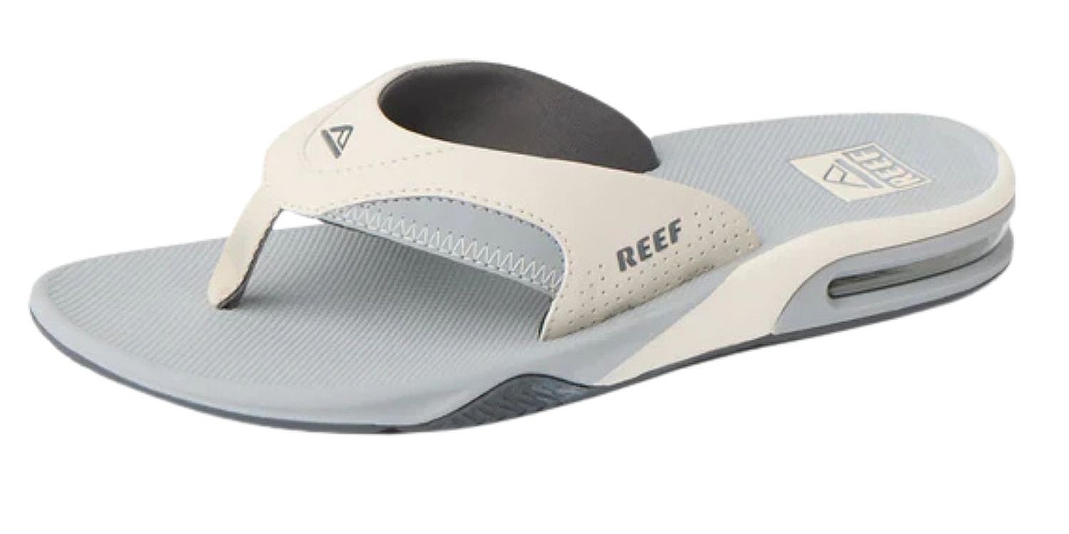 japonki  Reef Fanning - Light Grey/Grey/Blue - men´s