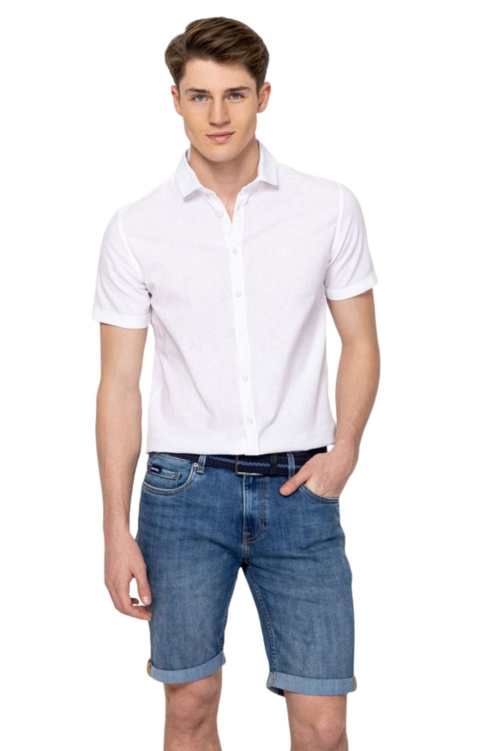 košile Heavy Tools Reevas26 - White