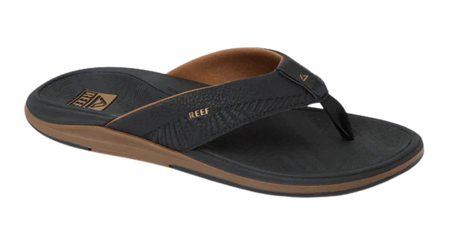 japonki  Reef Offshore - Black/Gum - men´s