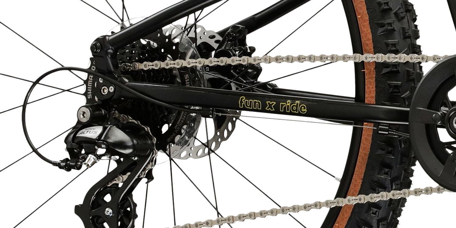 bicykel Kross Liftie X 24" - Black/Yellow/Matt - unisex junior