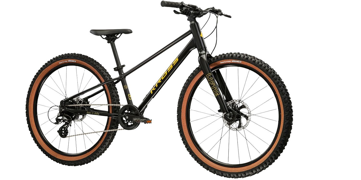 bicykel Kross Liftie X 24" - Black/Yellow/Matt - unisex junior