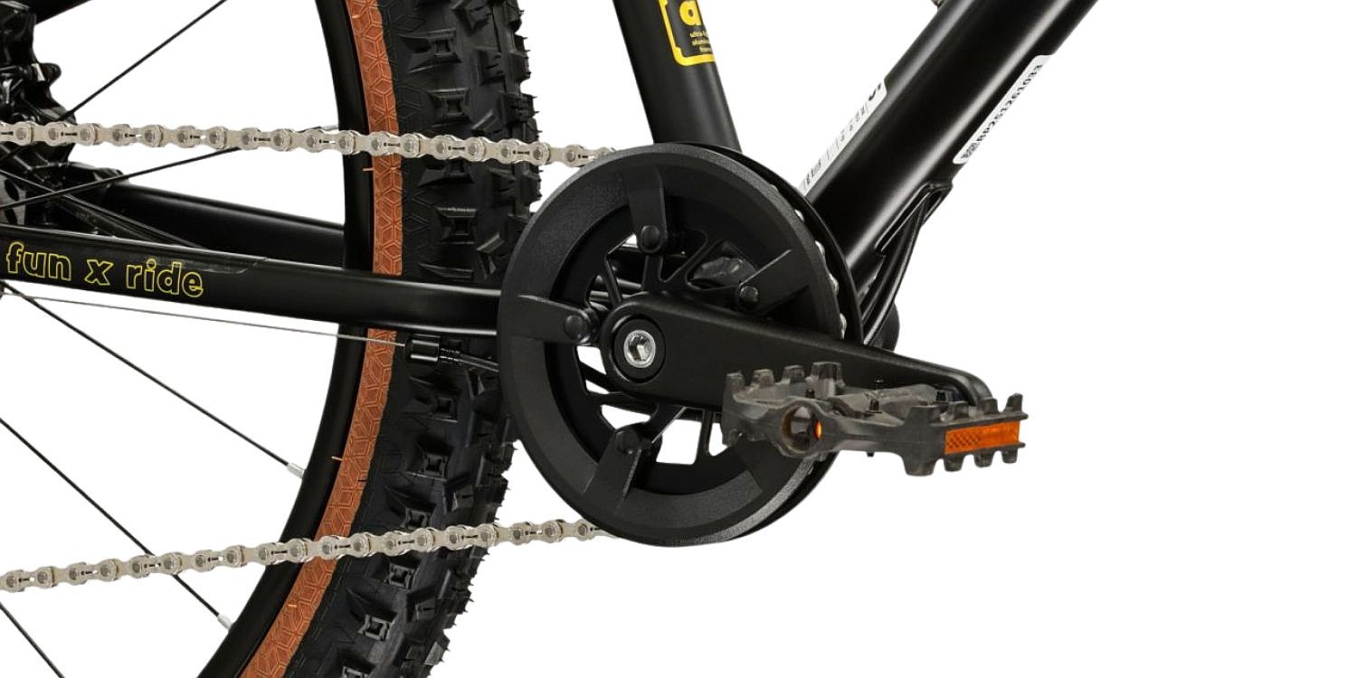 bicykel Kross Liftie X 24" - Black/Yellow/Matt - unisex junior