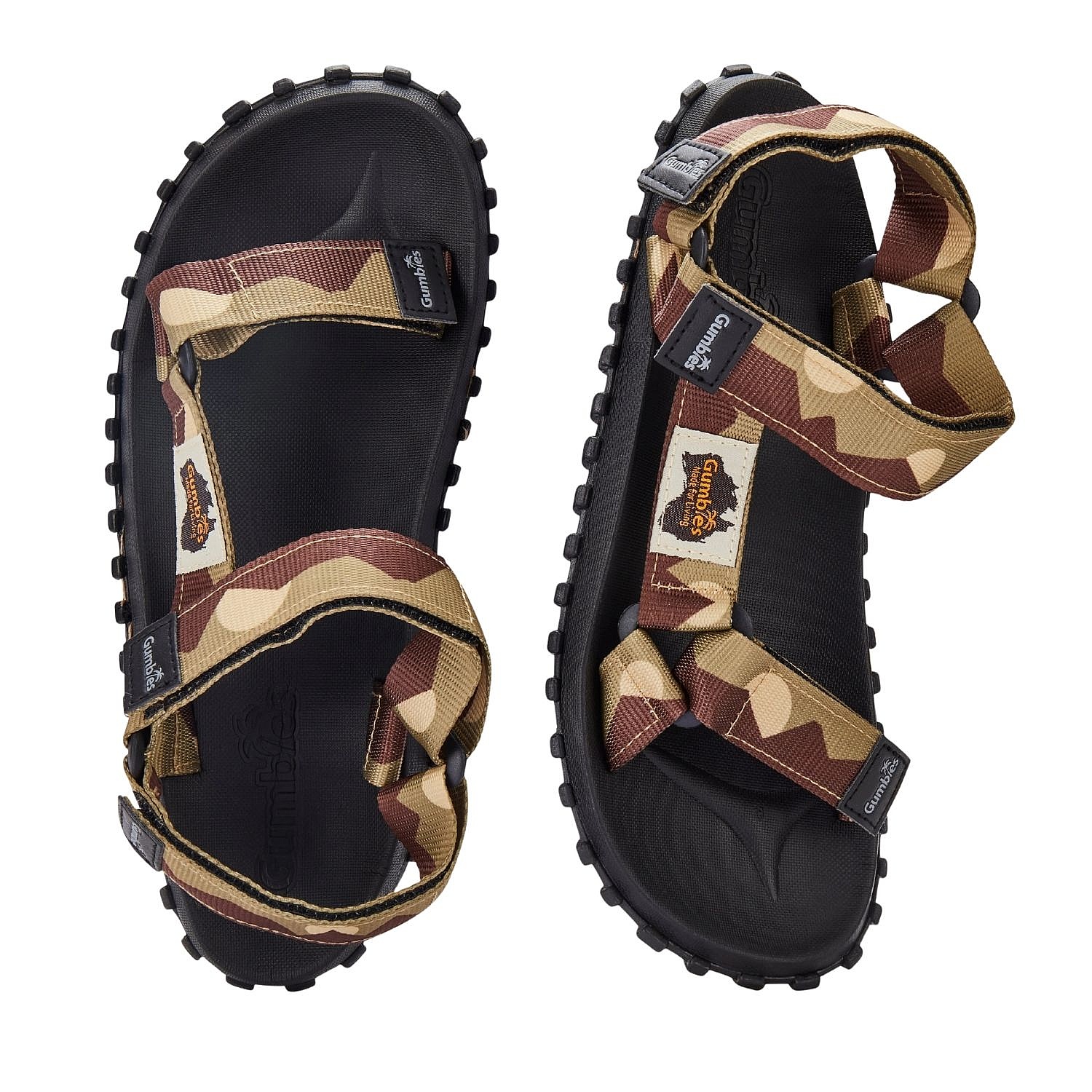 chaussures Gumbies Scrambler - Sand/Brown