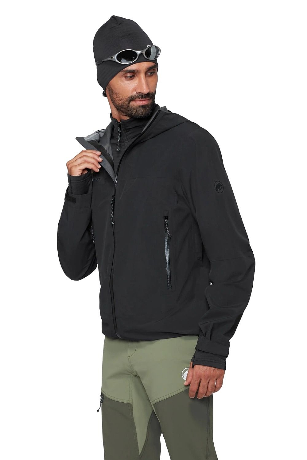 kurtka Mammut Crag HS Hooded - Black - men´s