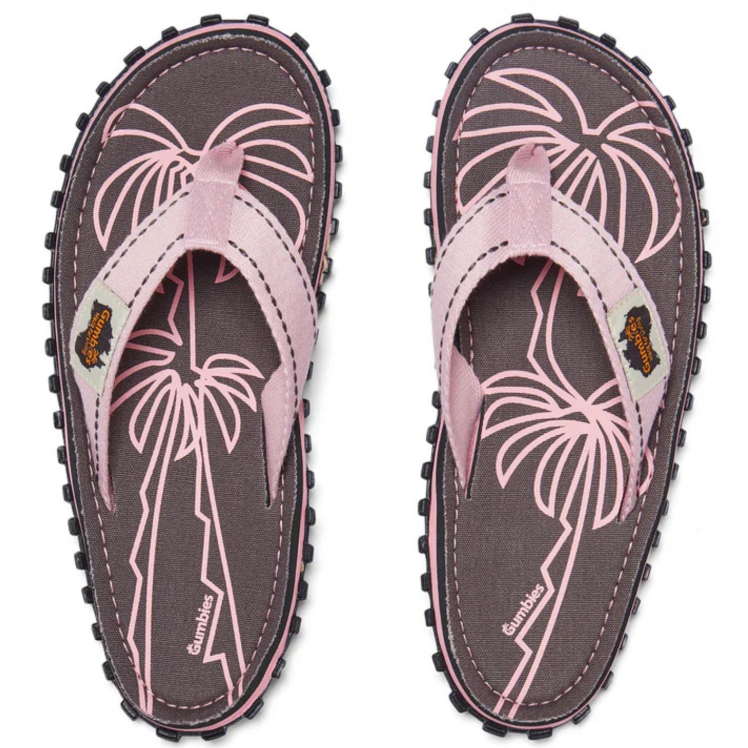 flip flops  Gumbies Islander - Palm Leaf Grey - women´s