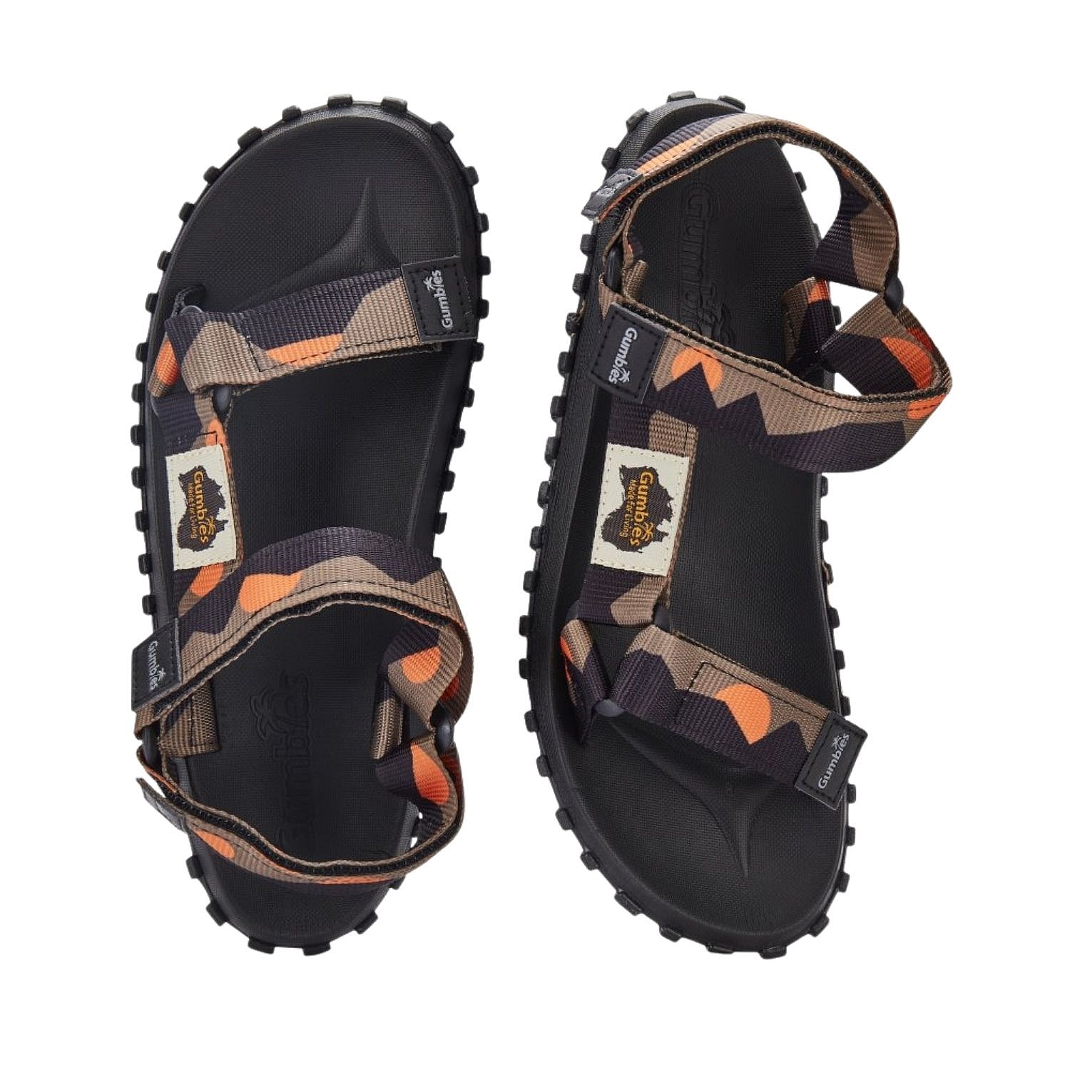shoes Gumbies Scrambler - Khaki/Orange