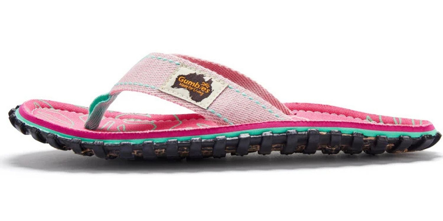 flip flops  Gumbies Islander - Blush Hibiscus - women´s