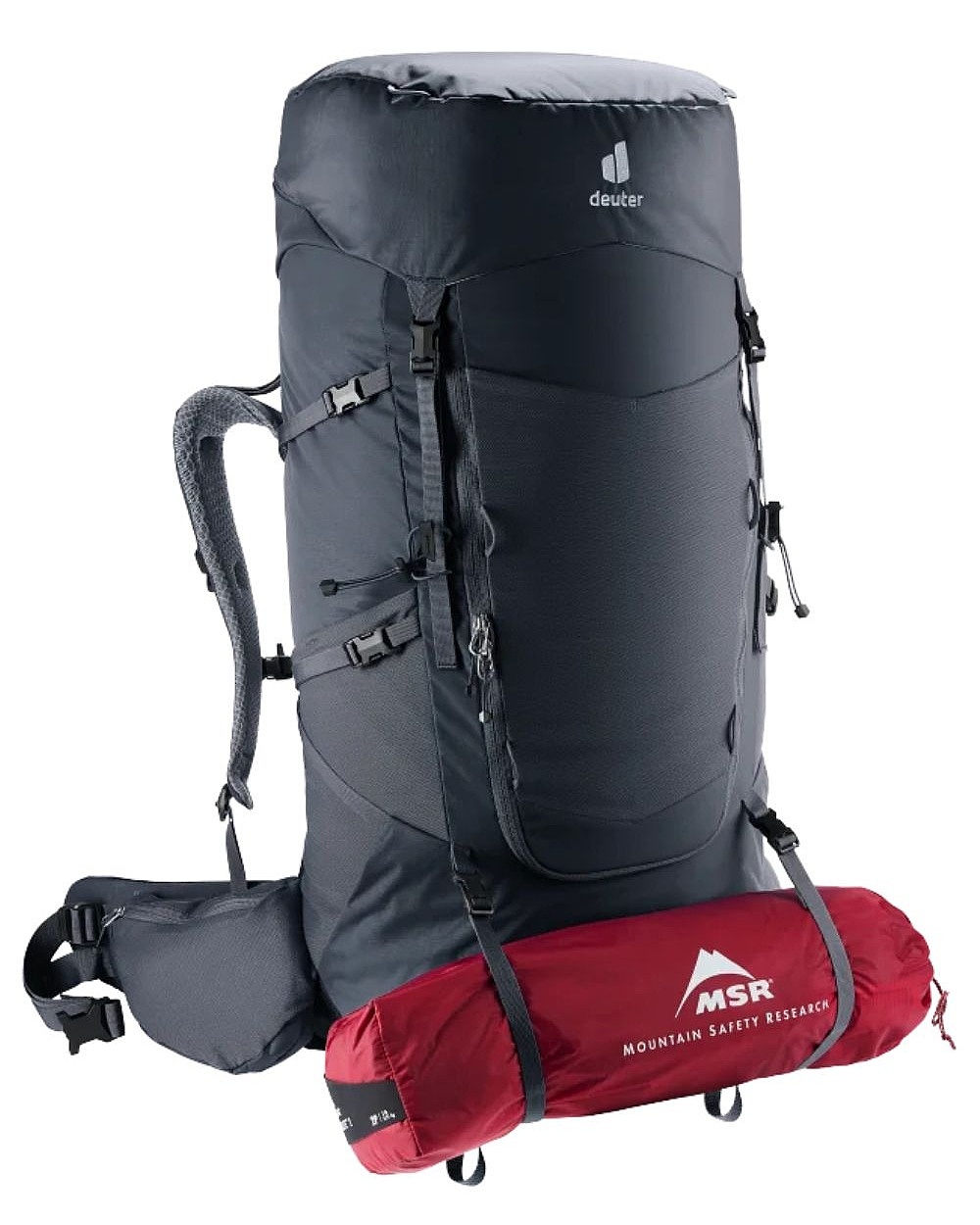 backpack Deuter Aircontact Core 70+10 - Black