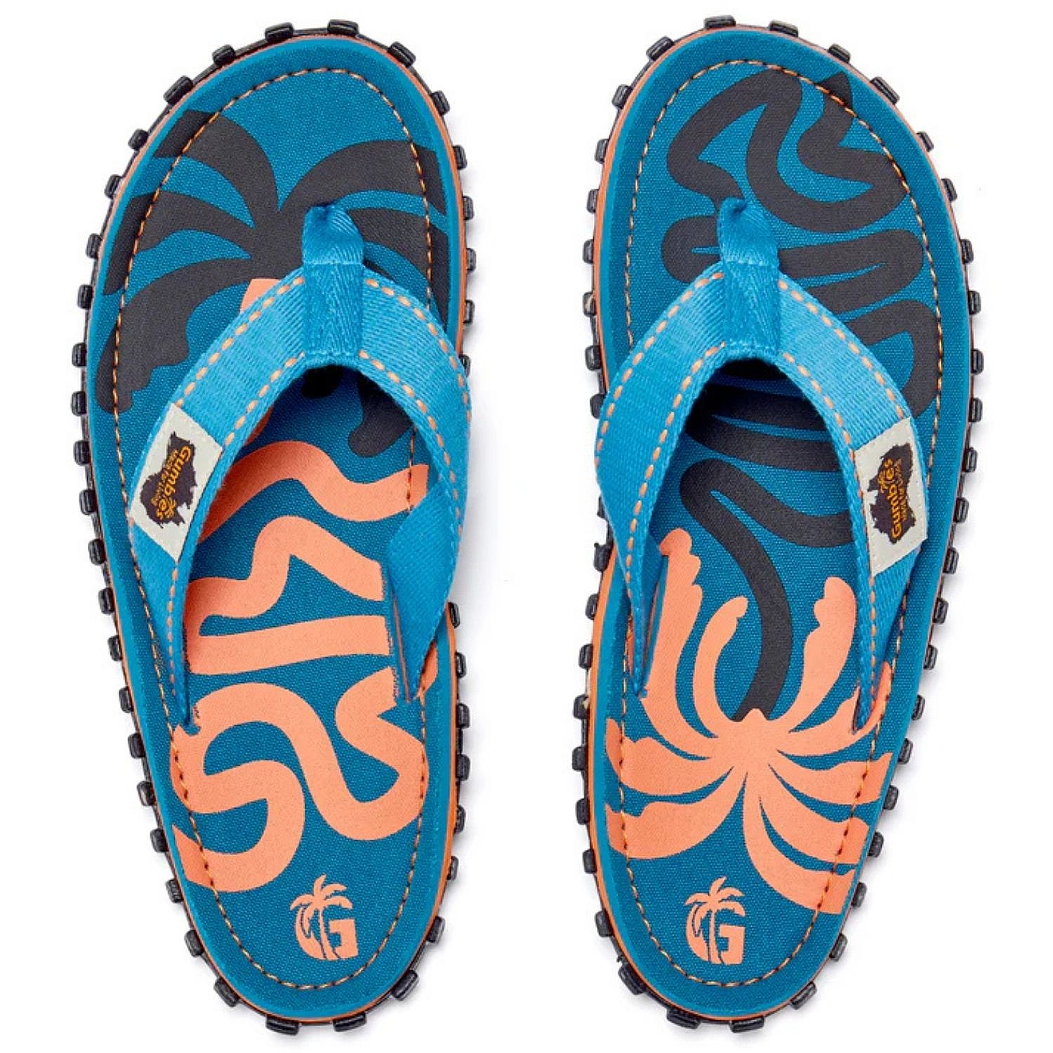 tongs Gumbies Islander - Blue Palmetto