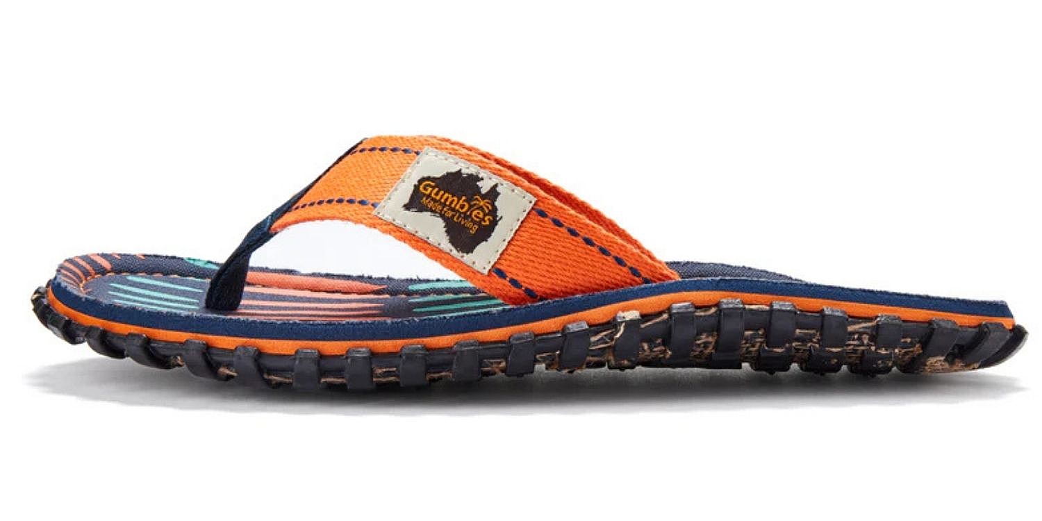 tongs Gumbies Islander - Tangerine Burst