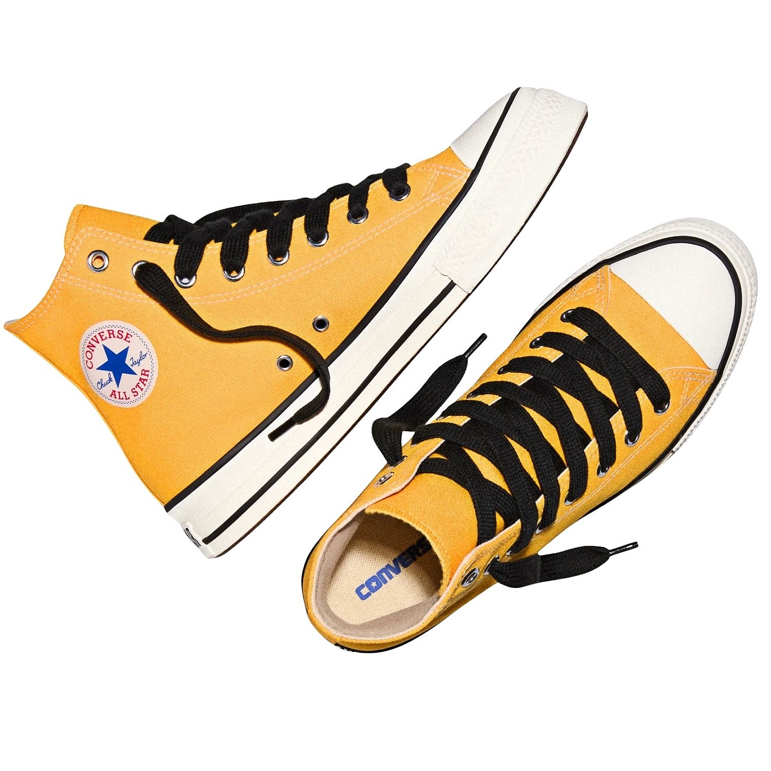 chaussures Converse Chuck Taylor Throwback Hi - A18842/Gold Palm/Vintage White/Black