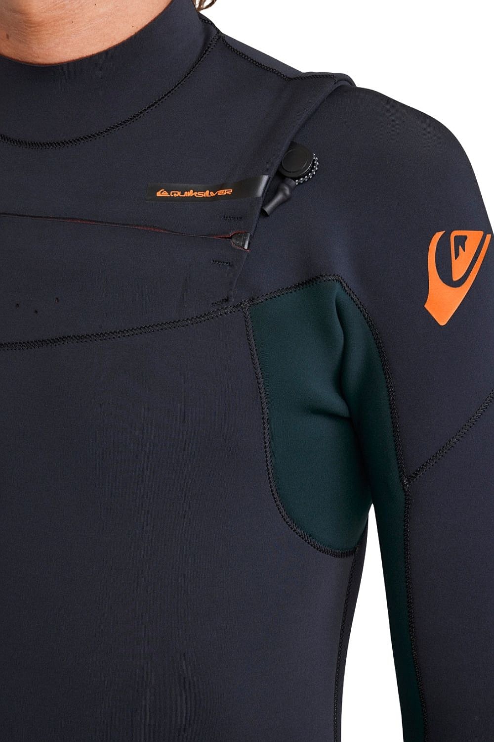 néoprène Quiksilver Everyday Sessions 3/2 Chest Zip LS - GNB0/Jade - men´s