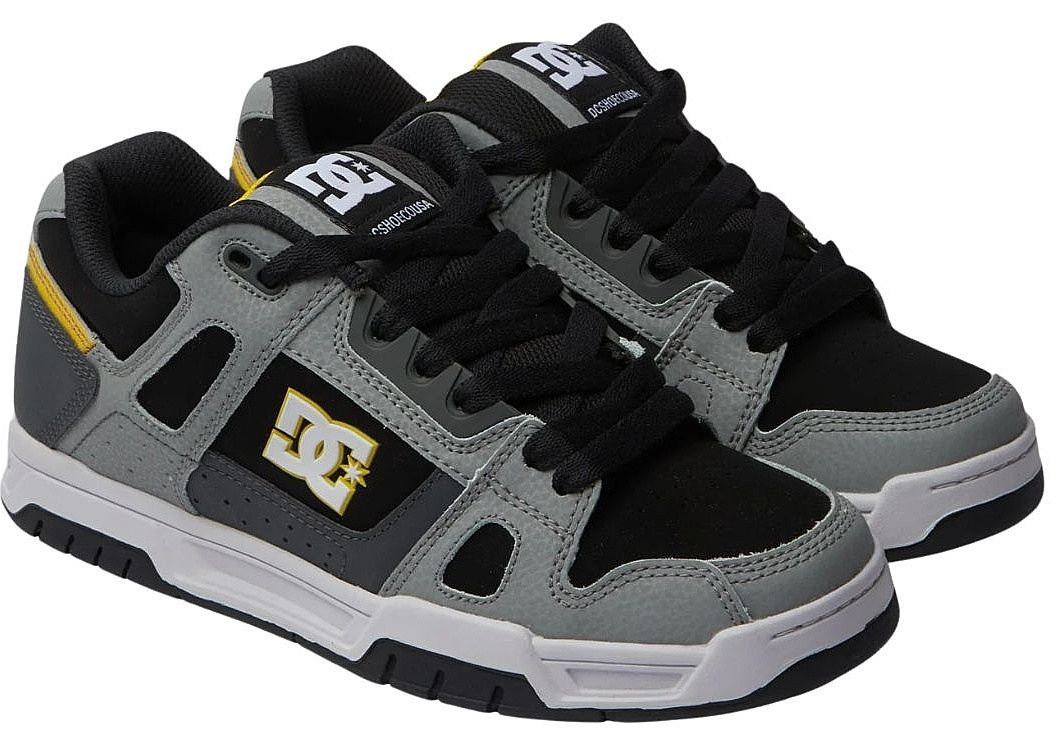 chaussures DC Stag - GY1/Grey/Yellow - men´s