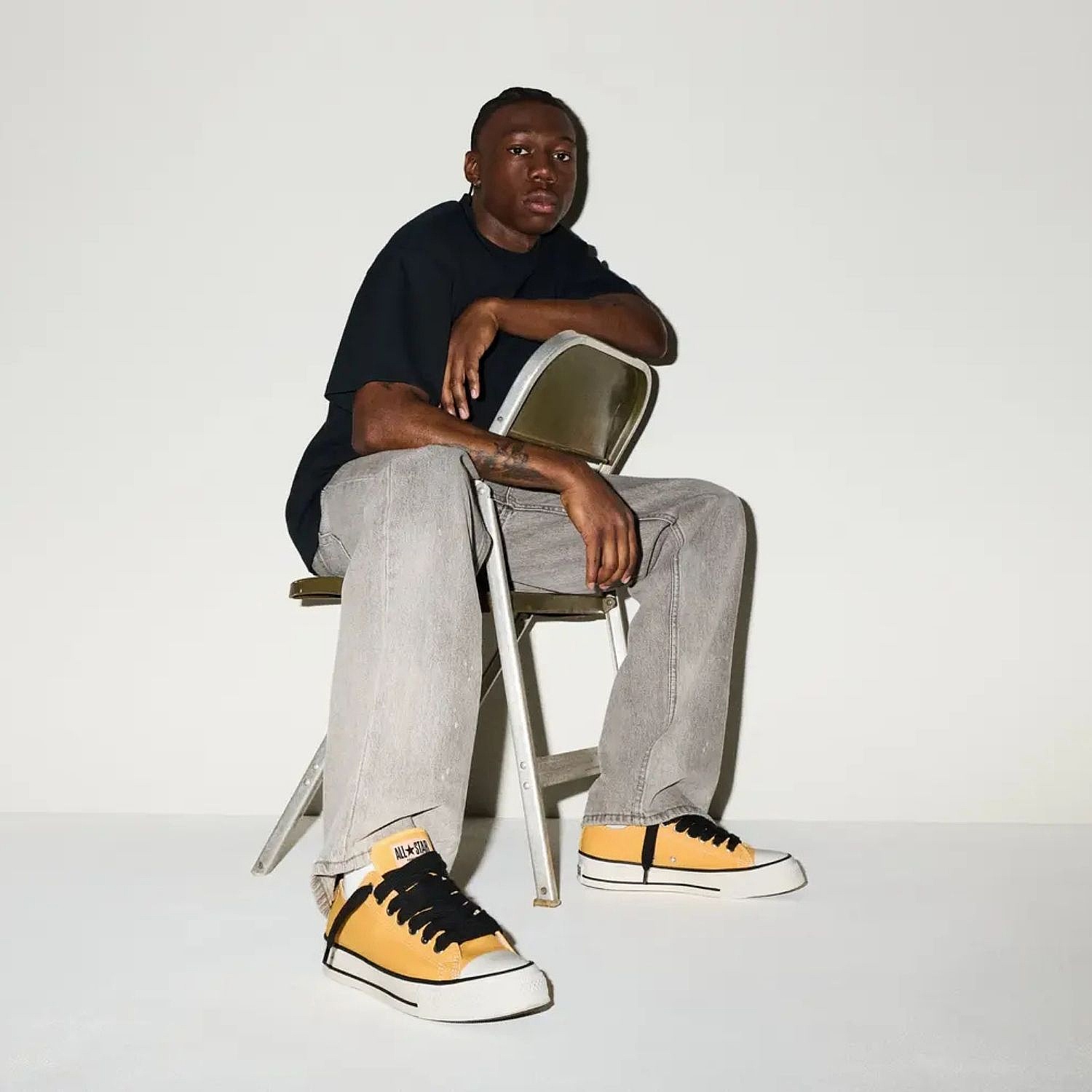 shoes Converse Chuck Taylor Throwback OX - A18844/Gold Palm/Vintage White/Black