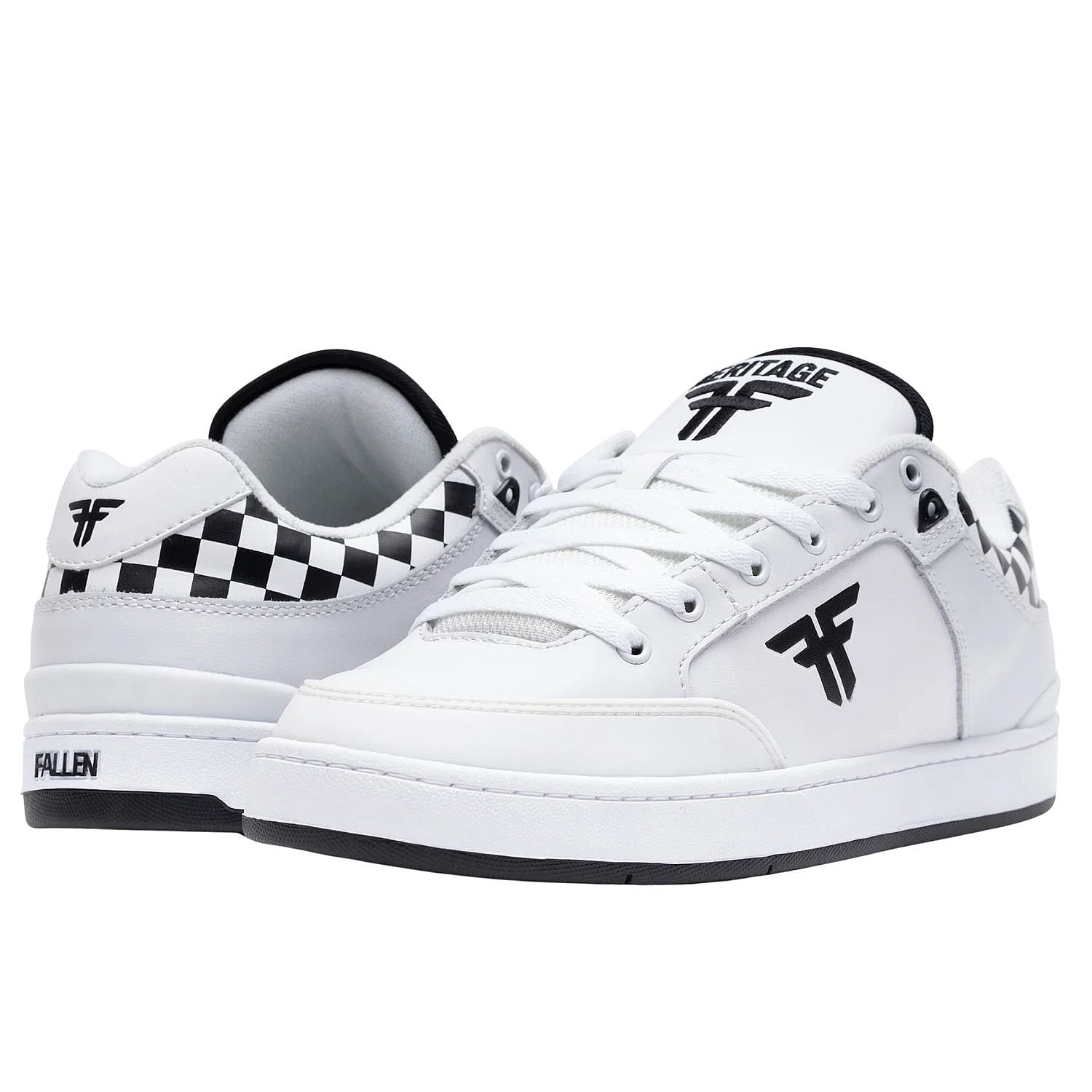 boty Fallen Heritage - White/Black/Checkers