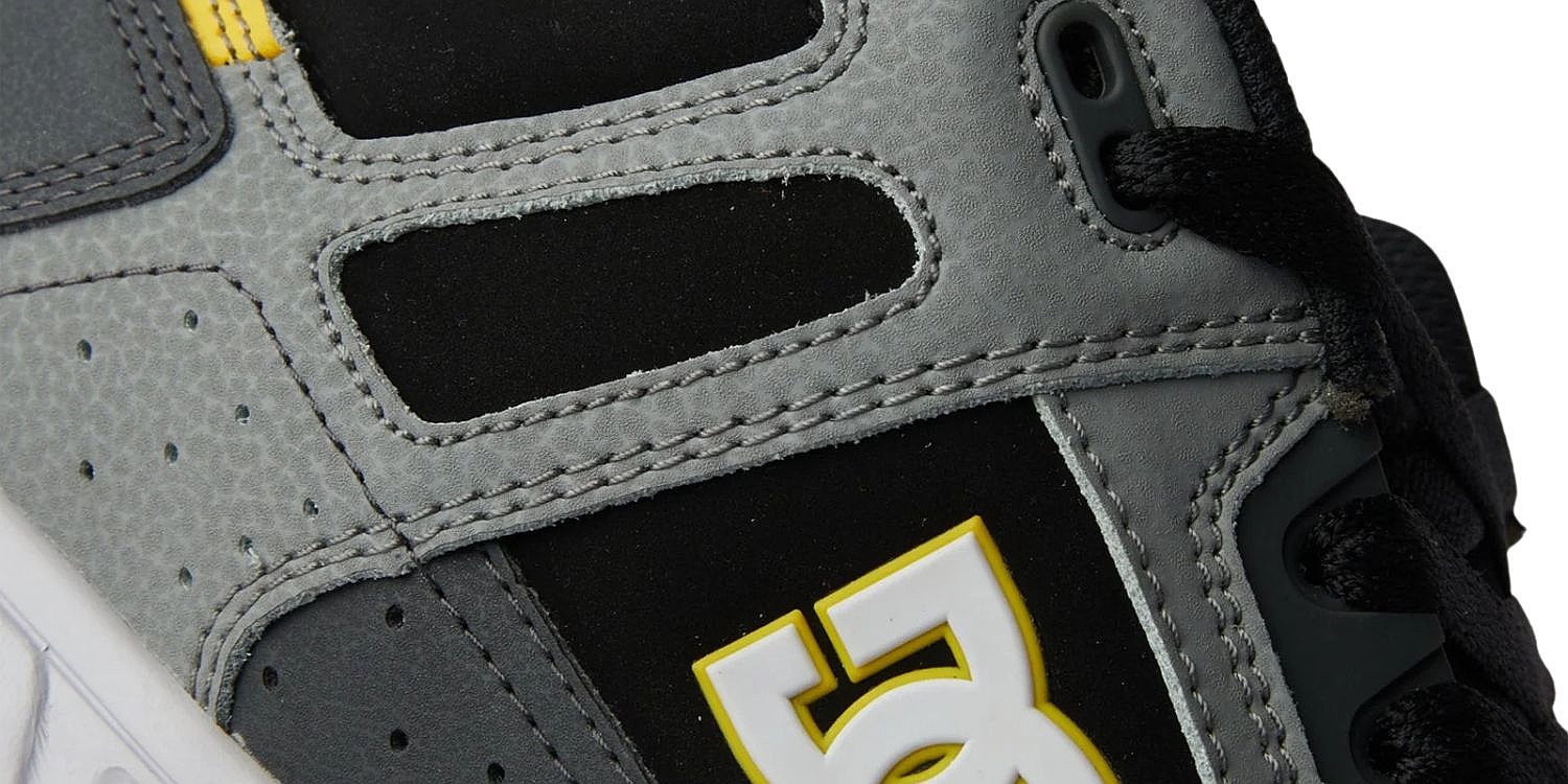 chaussures DC Stag - GY1/Grey/Yellow - men´s