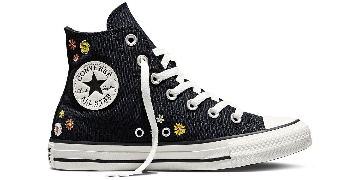 chaussures Converse Chuck Taylor All Star Embroidered Florals Hi - A16902/Black/Bright Outlook/All Heat