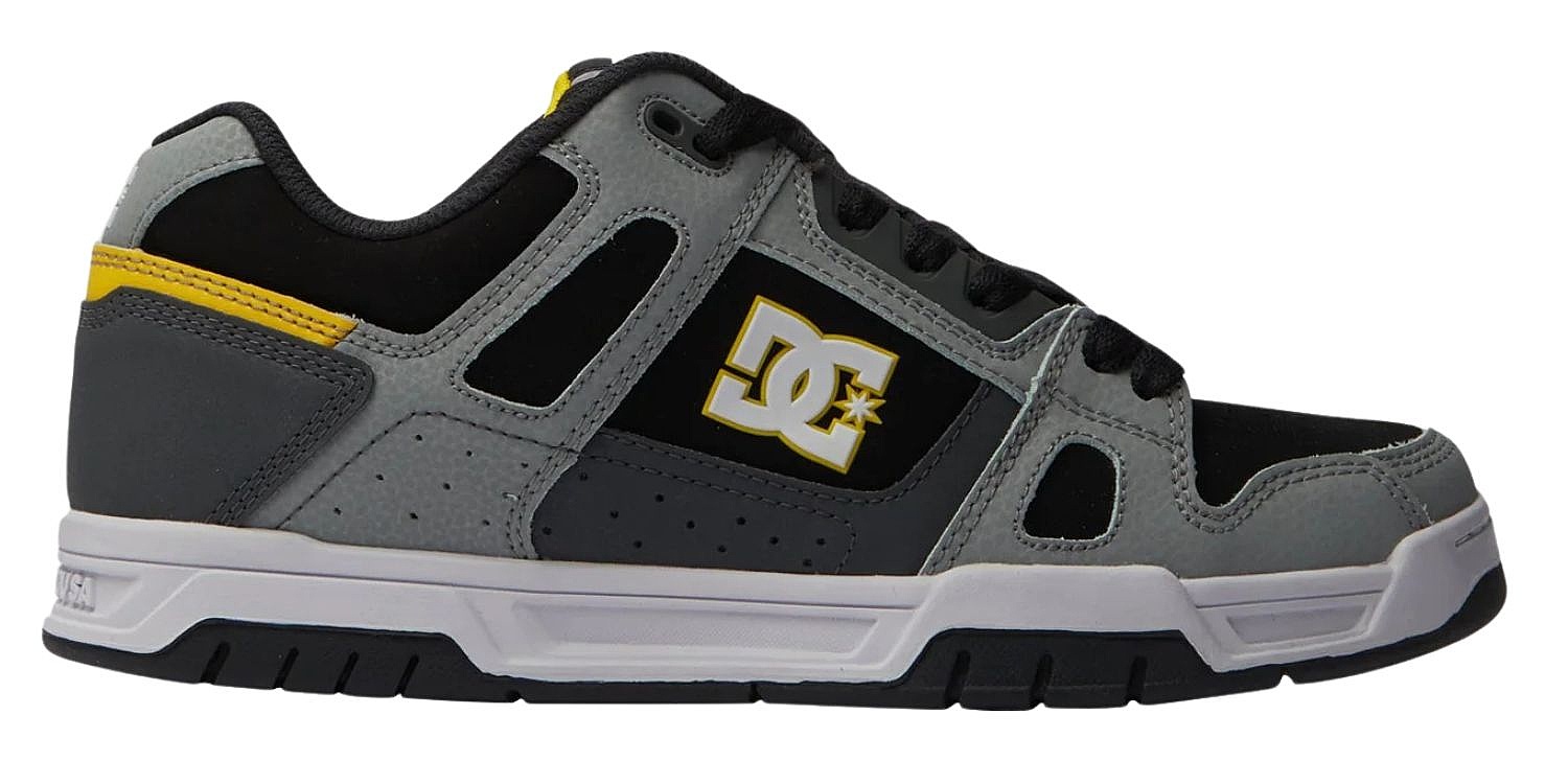 chaussures DC Stag - GY1/Grey/Yellow - men´s