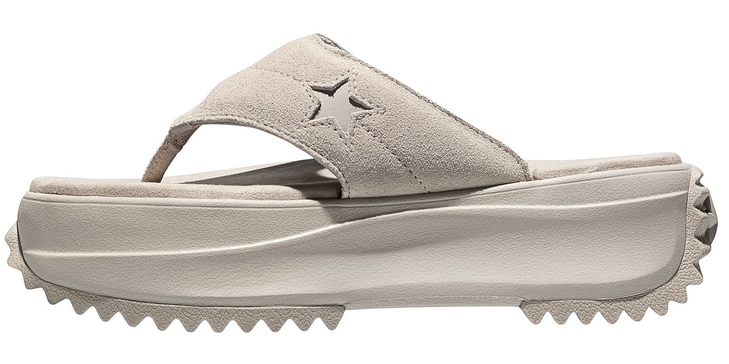 tongs Converse Run Star Platform Suede - A20651/Papyrus/Papyrus/Papyrus - women´s