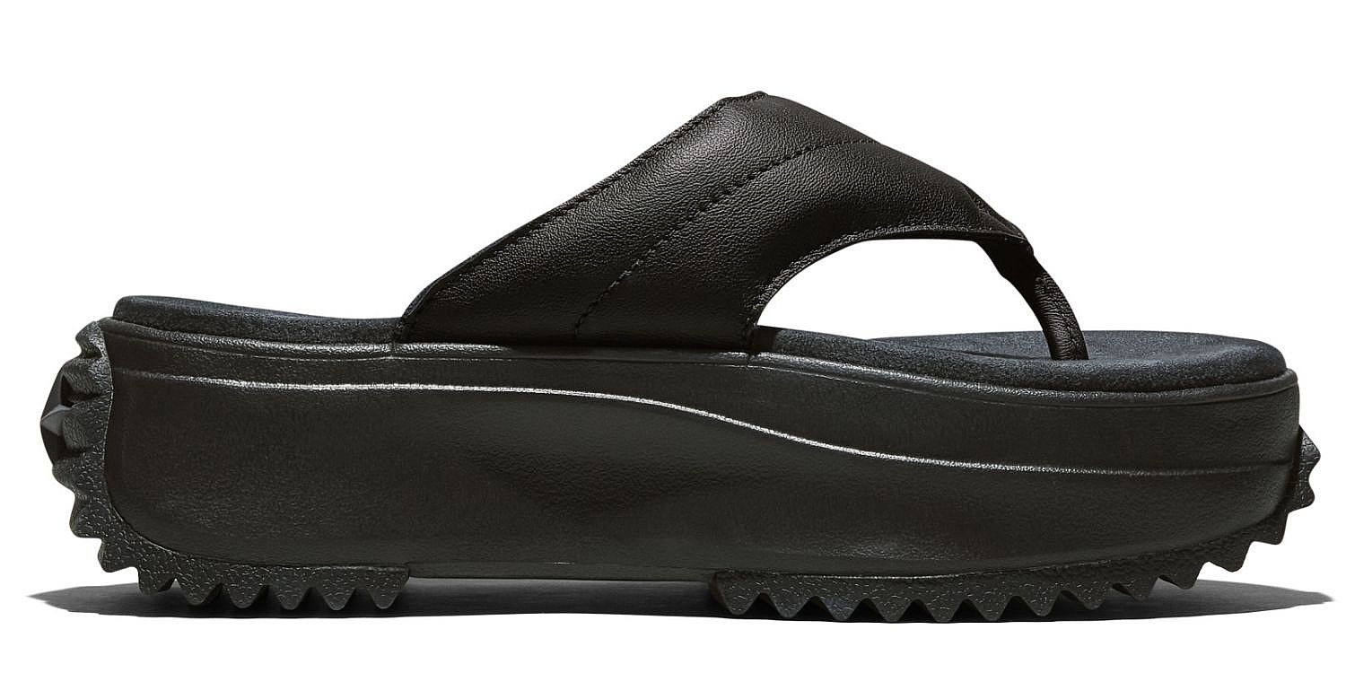 tongs Converse Run Star Platform Leather - A20650/Black/Black/Black - women´s